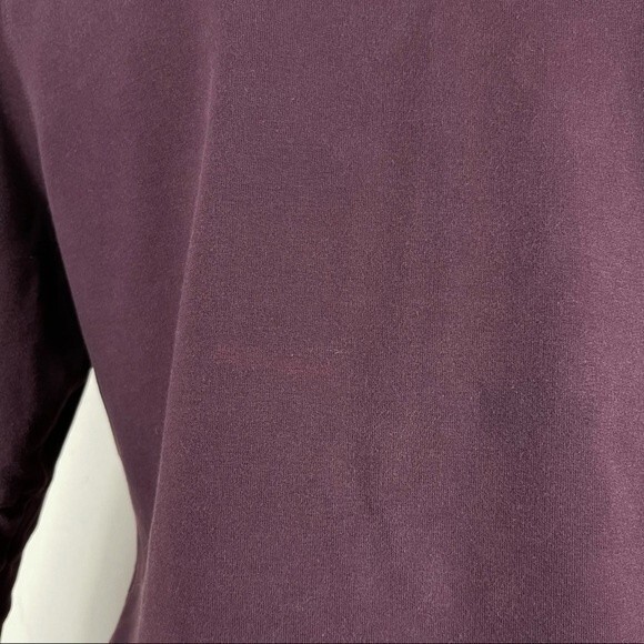 Lululemon Mogul Jacket Satin Ribbon Trim Elbows Quilted Moto Jacket Maroon 6 - Picture 16 of 16